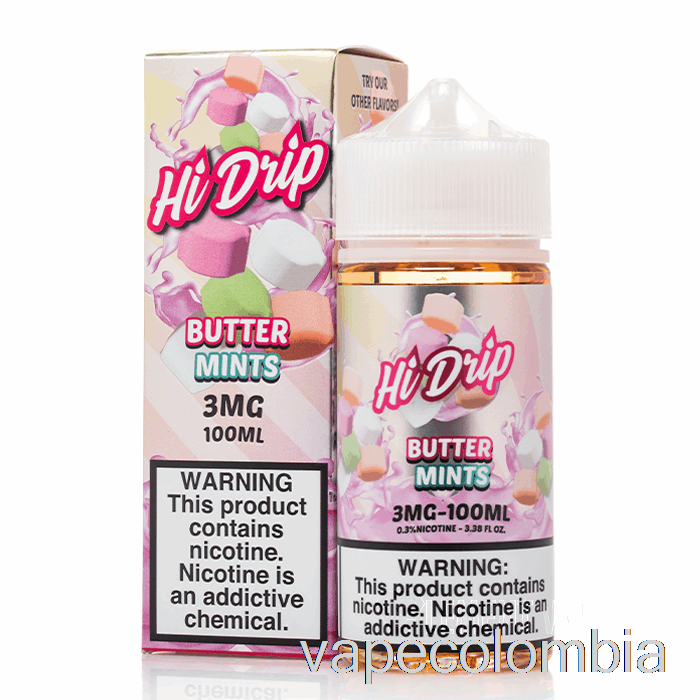 Vape Recargable Butter Mints - E-líquidos De Alto Goteo - 100ml 3mg
